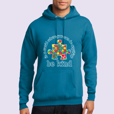 Adult - Be Kind Puzzle Piece Hoodie - Autism Awareness Thumbnail