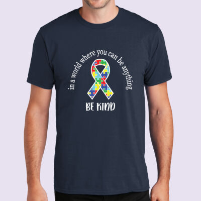 Adult - Be Kind Ribbon T-Shirt - Autism Awareness Thumbnail