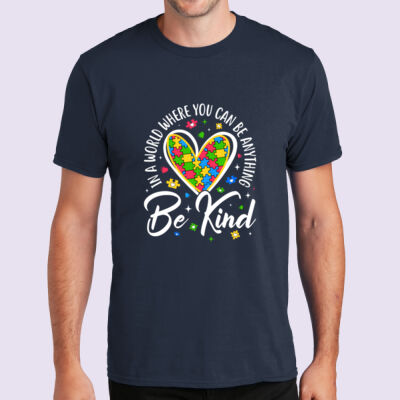 Adult - Be Kind Heart T-Shirt - Autism Awareness Thumbnail