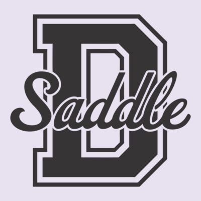 Varsity D & Script Saddle - Black Thumbnail