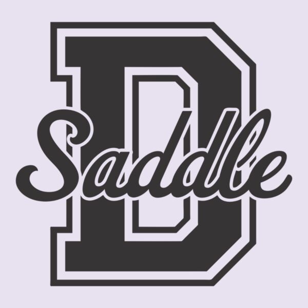 Varsity D & Script Saddle - Black Thumbnail