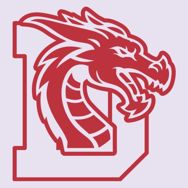 D with Dragon Head - Red Thumbnail