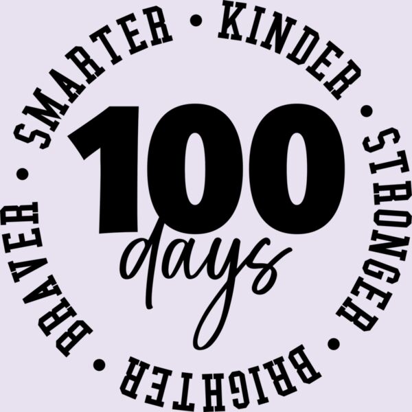 100 Days Circle - Black Thumbnail