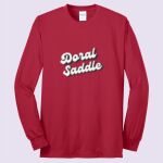 Adult Long Sleeve Core Blend Tee - Saddle Thumbnail