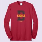 Adult Long Sleeve Core Blend Tee - Saddle Thumbnail