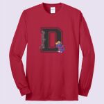 Adult Long Sleeve Core Blend Tee - Saddle Thumbnail