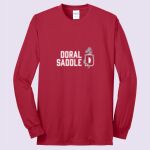 Adult Long Sleeve Core Blend Tee - Saddle Thumbnail