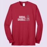 Adult Long Sleeve Core Blend Tee - Saddle Thumbnail