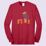 Adult Long Sleeve Core Blend Tee - Saddle Thumbnail
