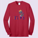 Adult Long Sleeve Core Blend Tee - Saddle Thumbnail