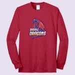 Adult Long Sleeve Core Blend Tee - Saddle Thumbnail