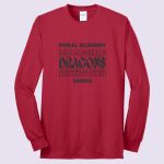 Adult Long Sleeve Core Blend Tee - Saddle Thumbnail