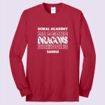 Adult Long Sleeve Core Blend Tee - Saddle Thumbnail