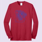Adult Long Sleeve Core Blend Tee - Saddle Thumbnail