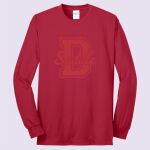 Adult Long Sleeve Core Blend Tee - Saddle Thumbnail