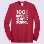 Adult Long Sleeve Core Blend Tee - Saddle Thumbnail