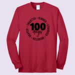 Adult Long Sleeve Core Blend Tee - Saddle Thumbnail